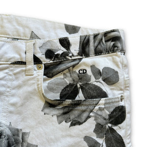 Dior Homme FW16 Rose Print Denim
