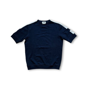 Hermès Short Sleeve Stripe Sweater