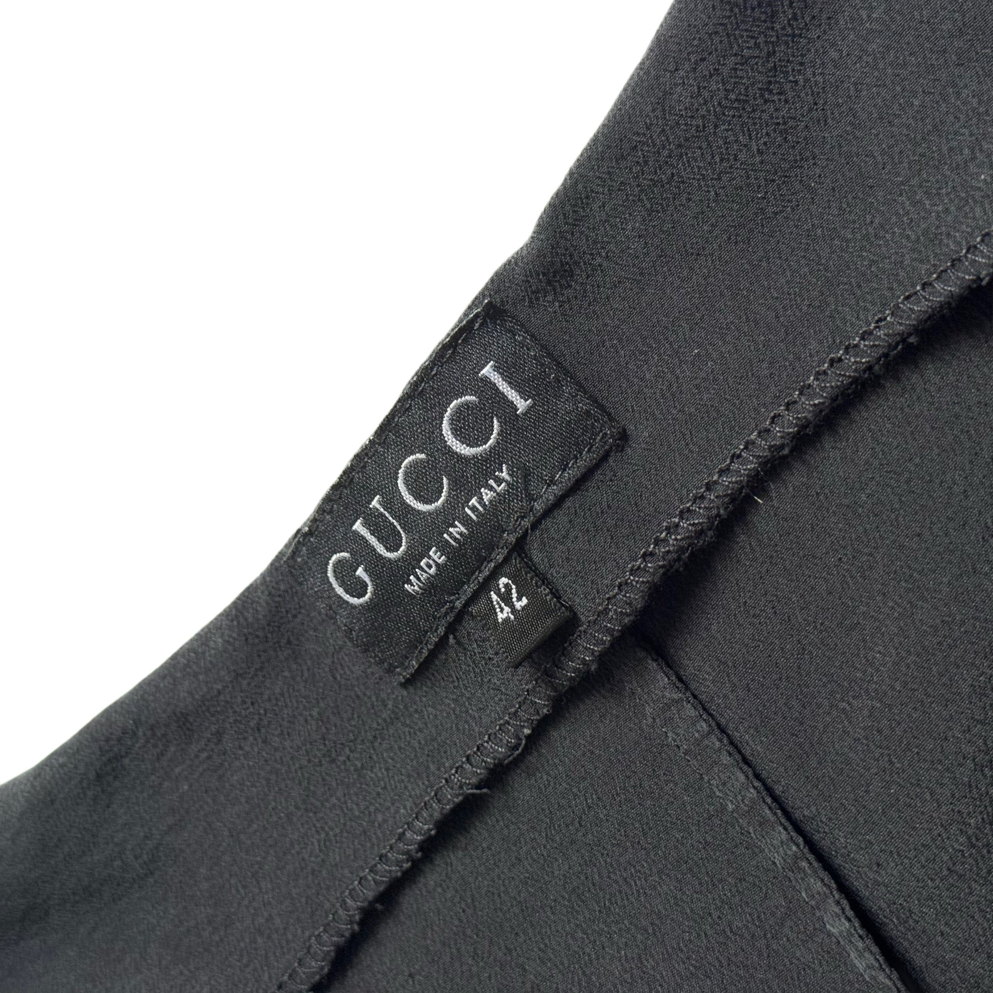 Gucci by Tom Ford 1997 Black Silk Dress
