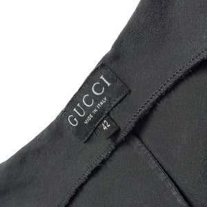 Gucci by Tom Ford 1997 Black Silk Dress