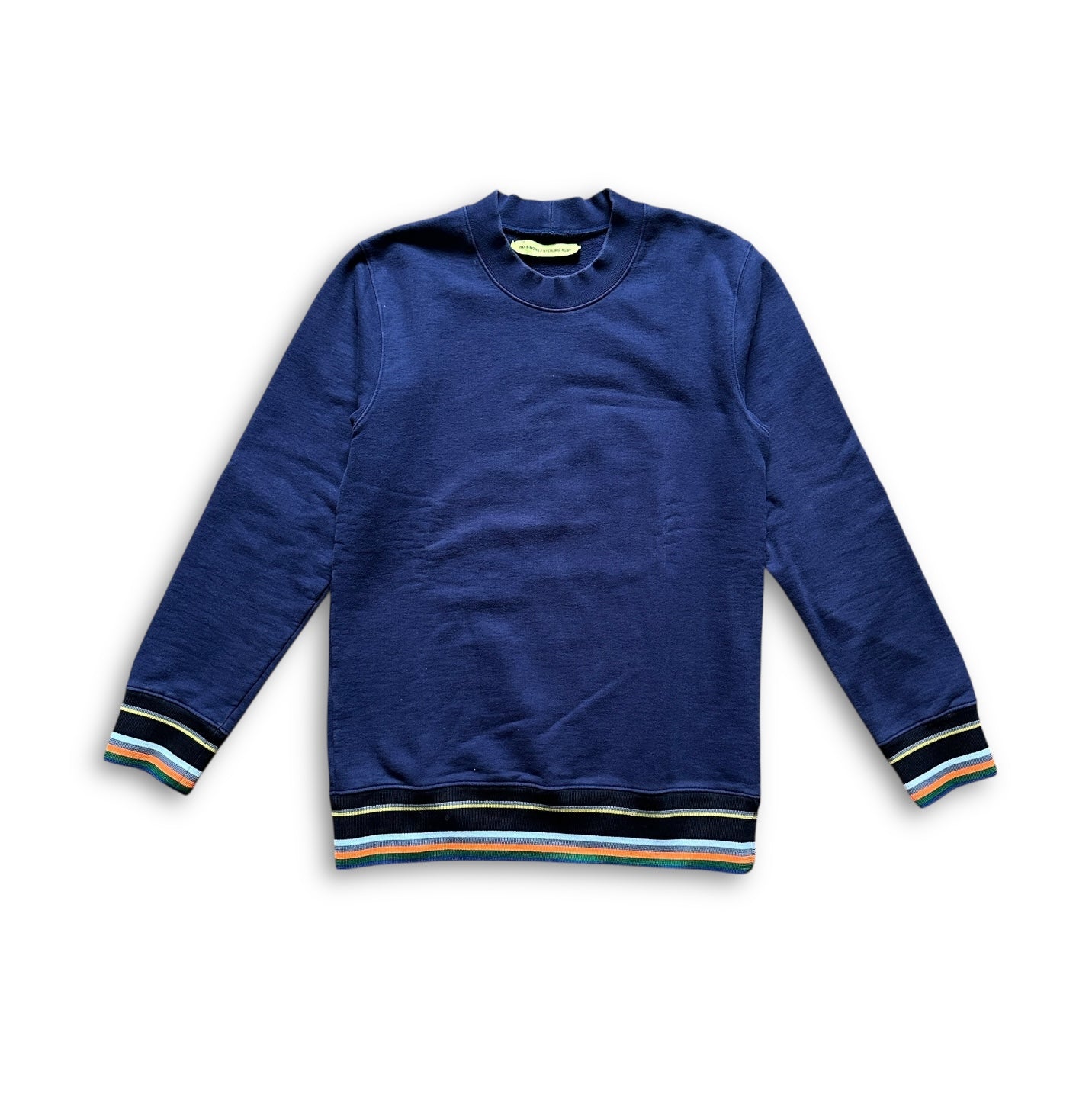 Raf Simons Sterling Ruby Navy Terry Crewneck Sweater