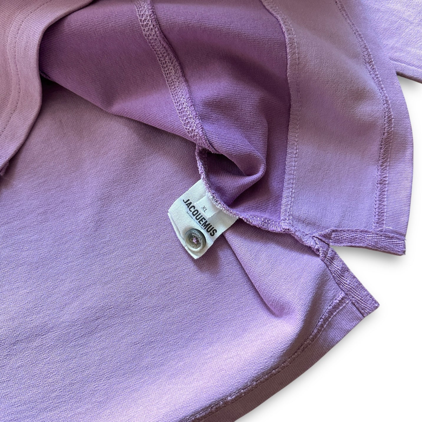 Jacquemus Purple Striped Polo Longsleeve