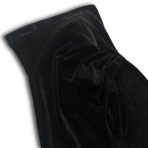 Helmut Lang 90s Black Velvet Catsuit