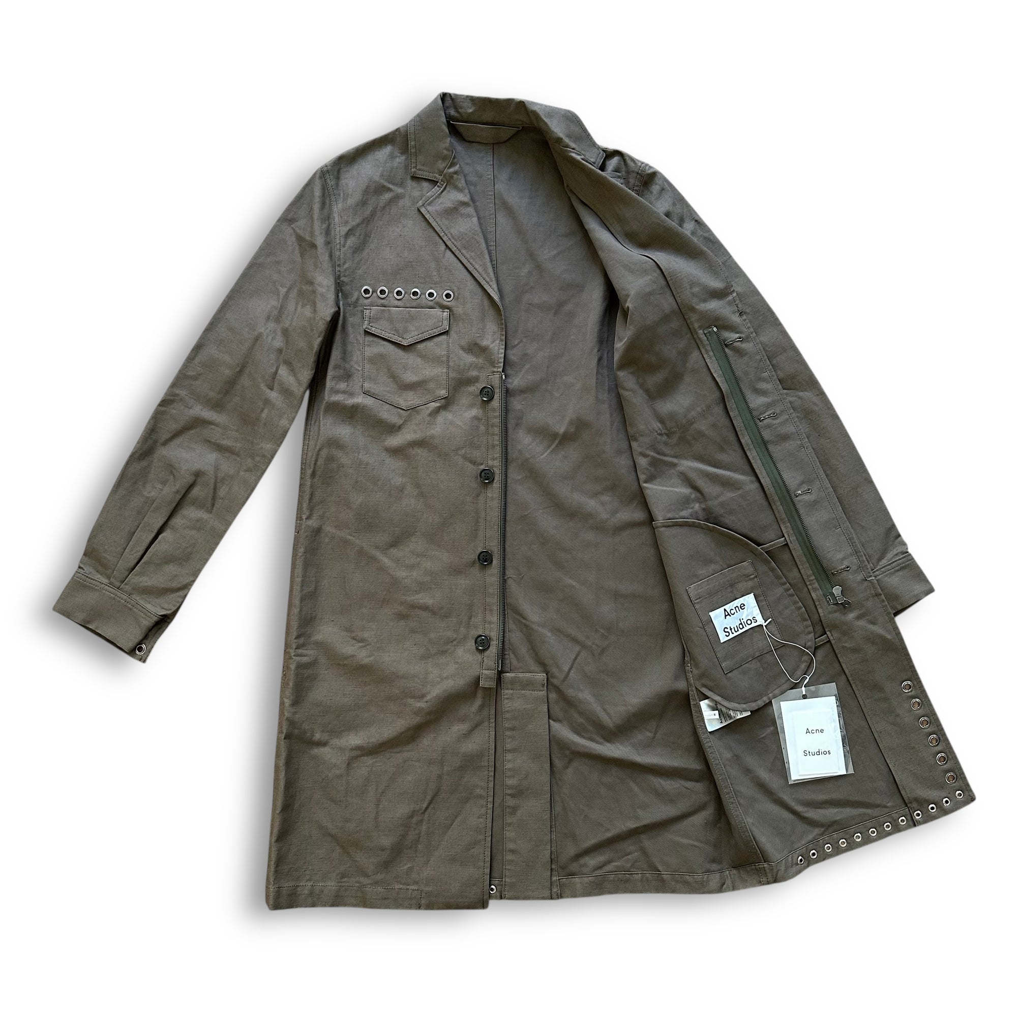 Acne Studios FW16 Studded Message Coat