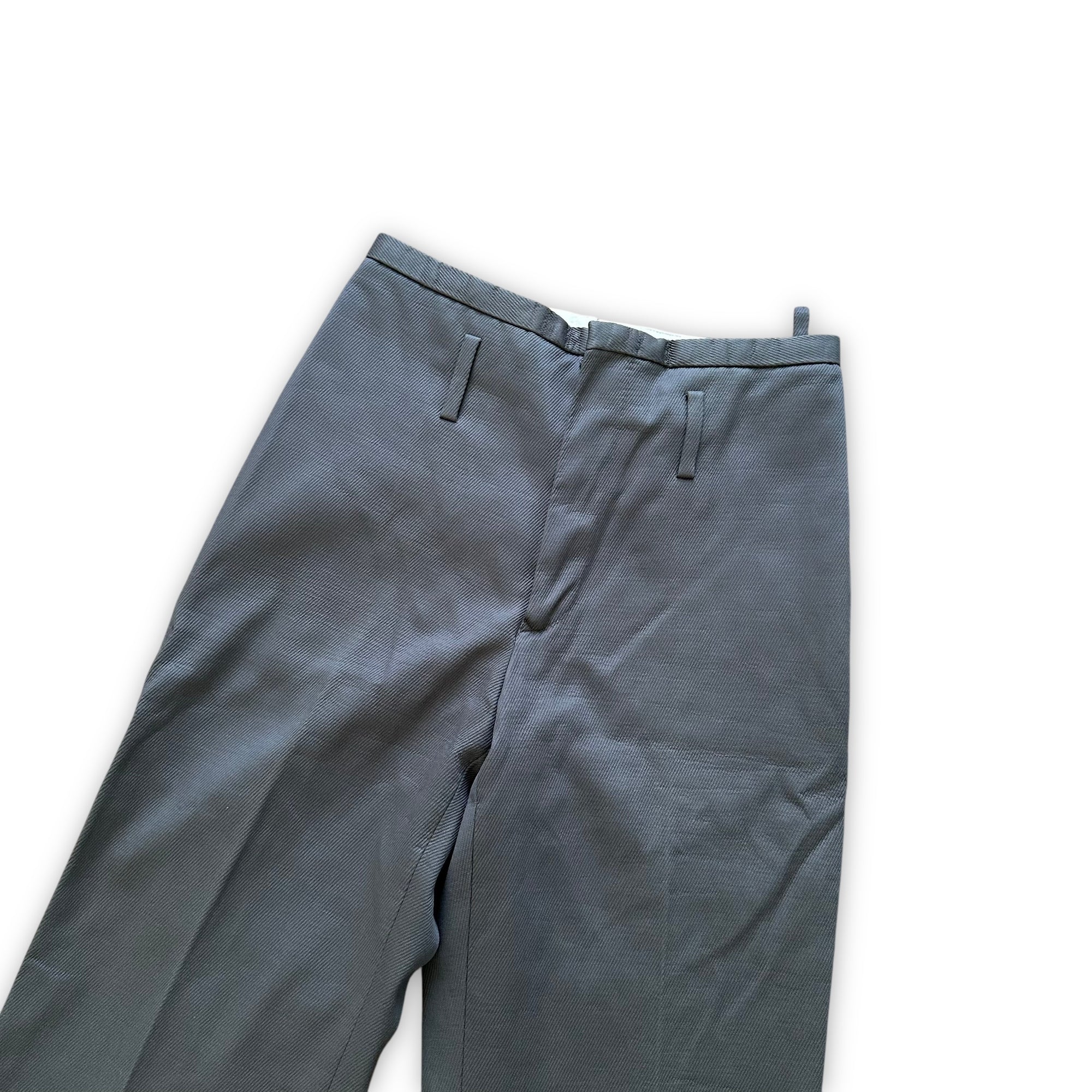 Carol Christian Poell FW97 Rubberized High Waist Denim Pants