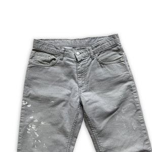 Helmut Lang FW99 Gray Corduroy Painter Denim