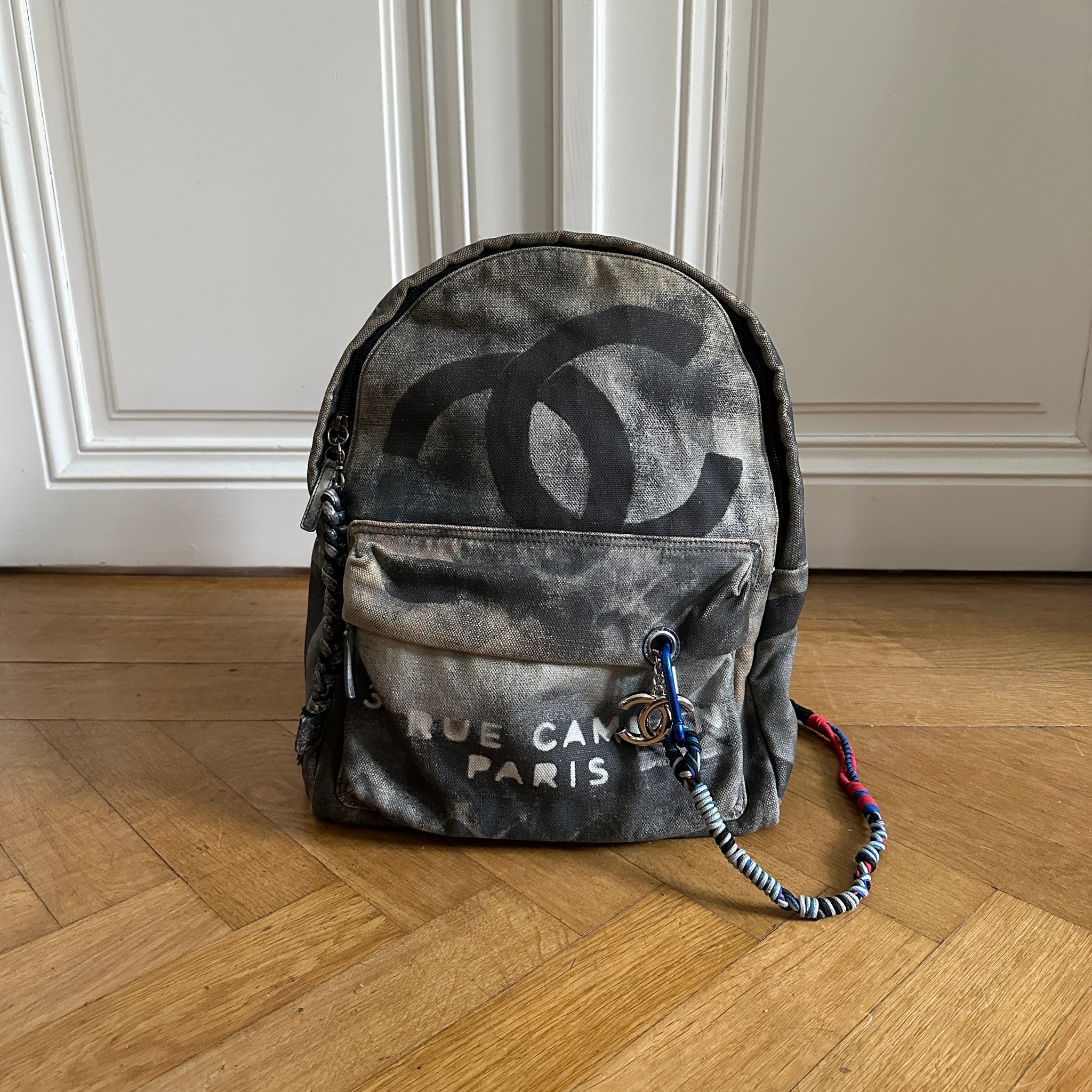 chanel ss16 leather backpack Chanel SS14 Large Artclass Graffiti Backpack
