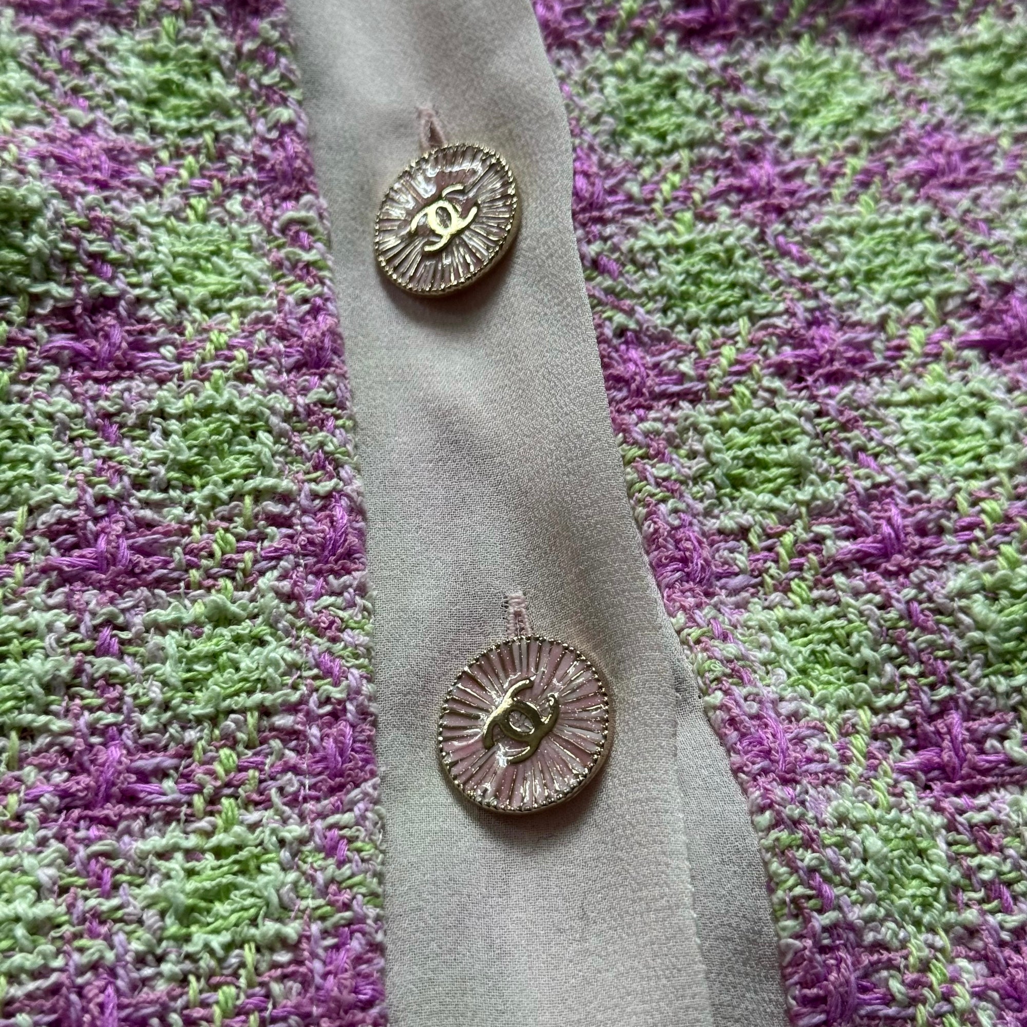 Chanel SS25 Multicolor Buttoned Vest Runway Sample