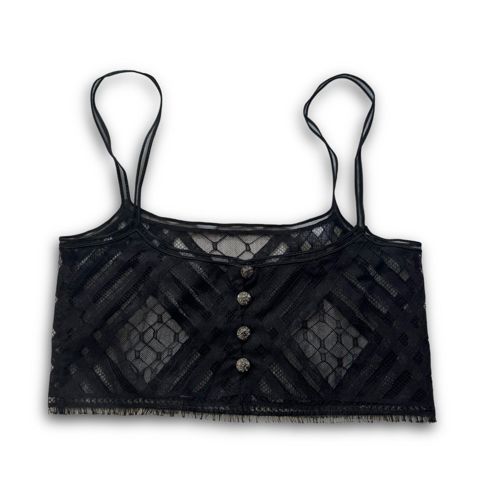Chanel 2025 Sample Lace Bustier Top