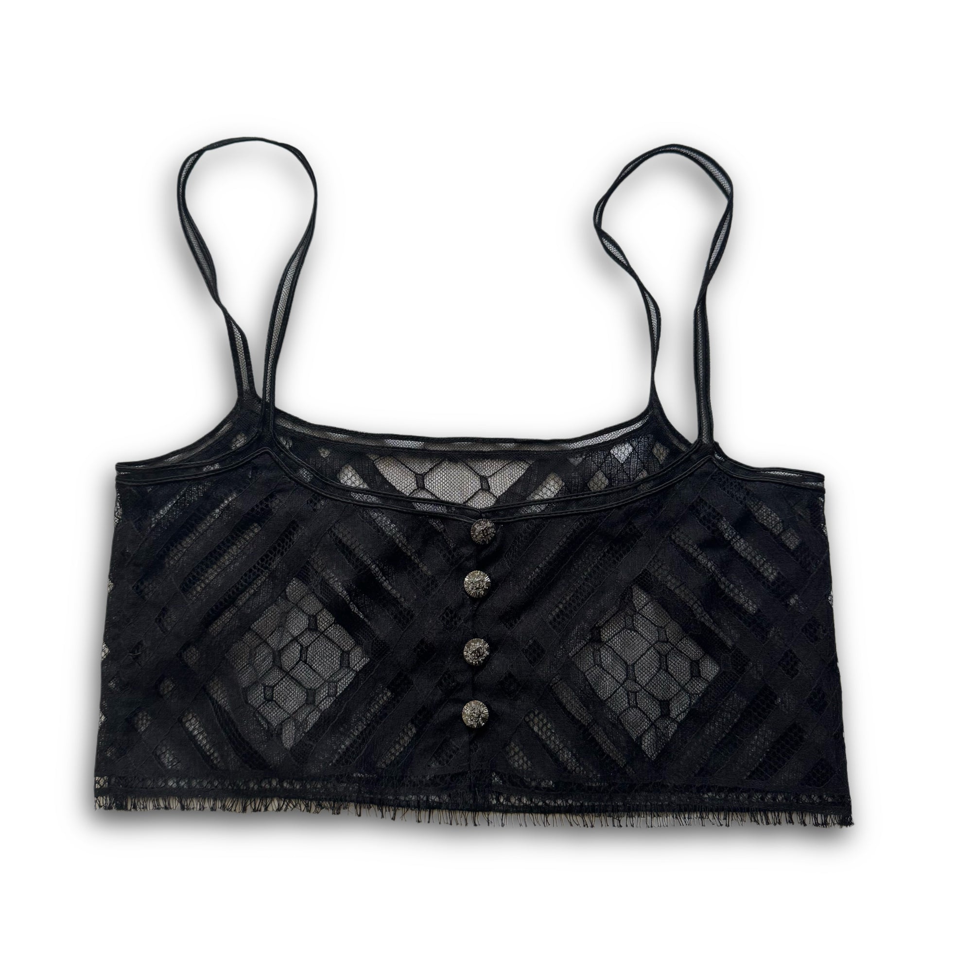 Chanel 2025 Sample Lace Bustier Top