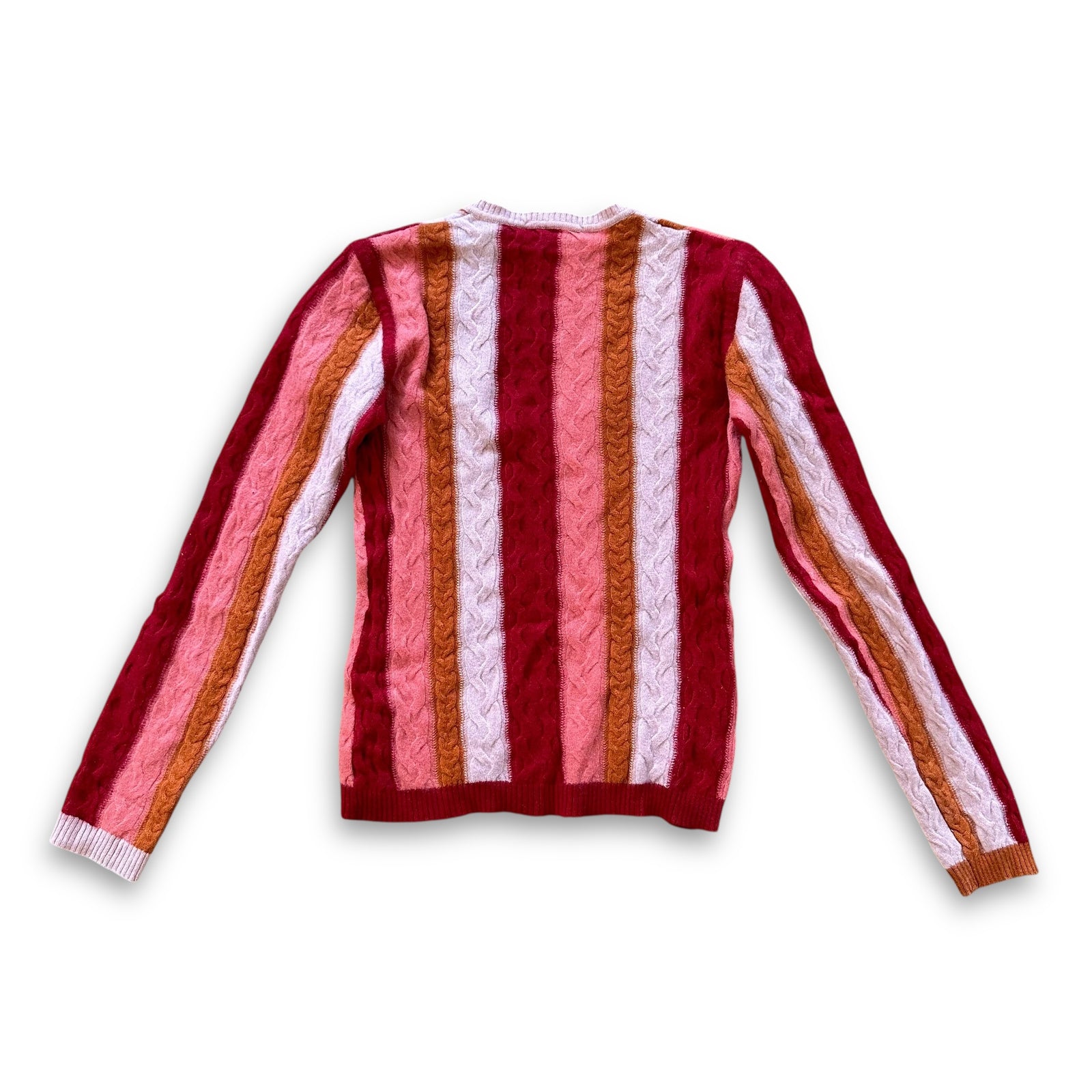 Christian Dior by John Galliano FW04 Striped Cable Knit Sweater