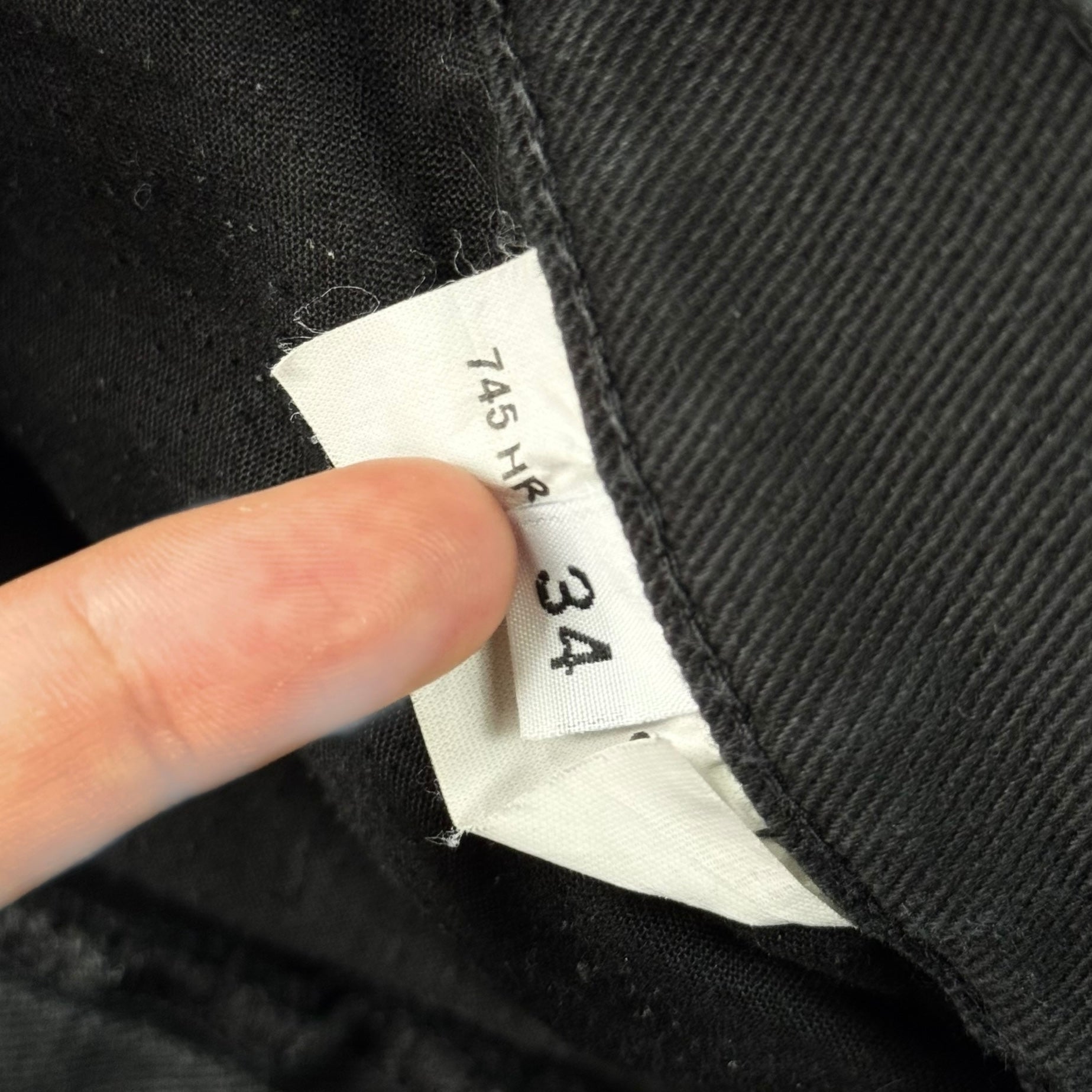 Helmut Lang SS04 Black Bondage Cargo Denim