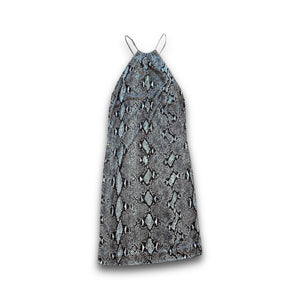 Gucci by Tom Ford SS00 Python Print Viscose Dress