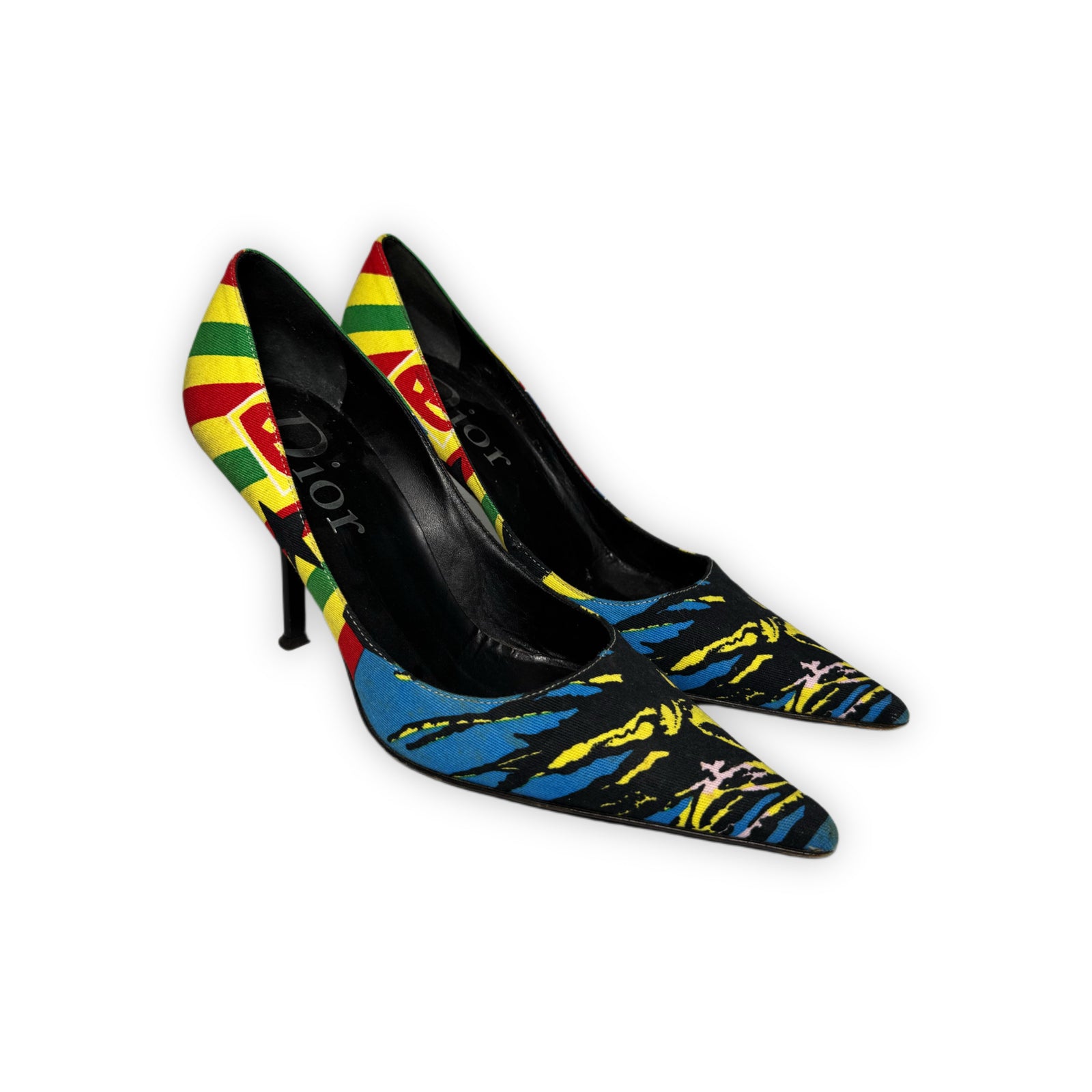 Christian Dior by John Galliano SS04 Rasta Mania Heels