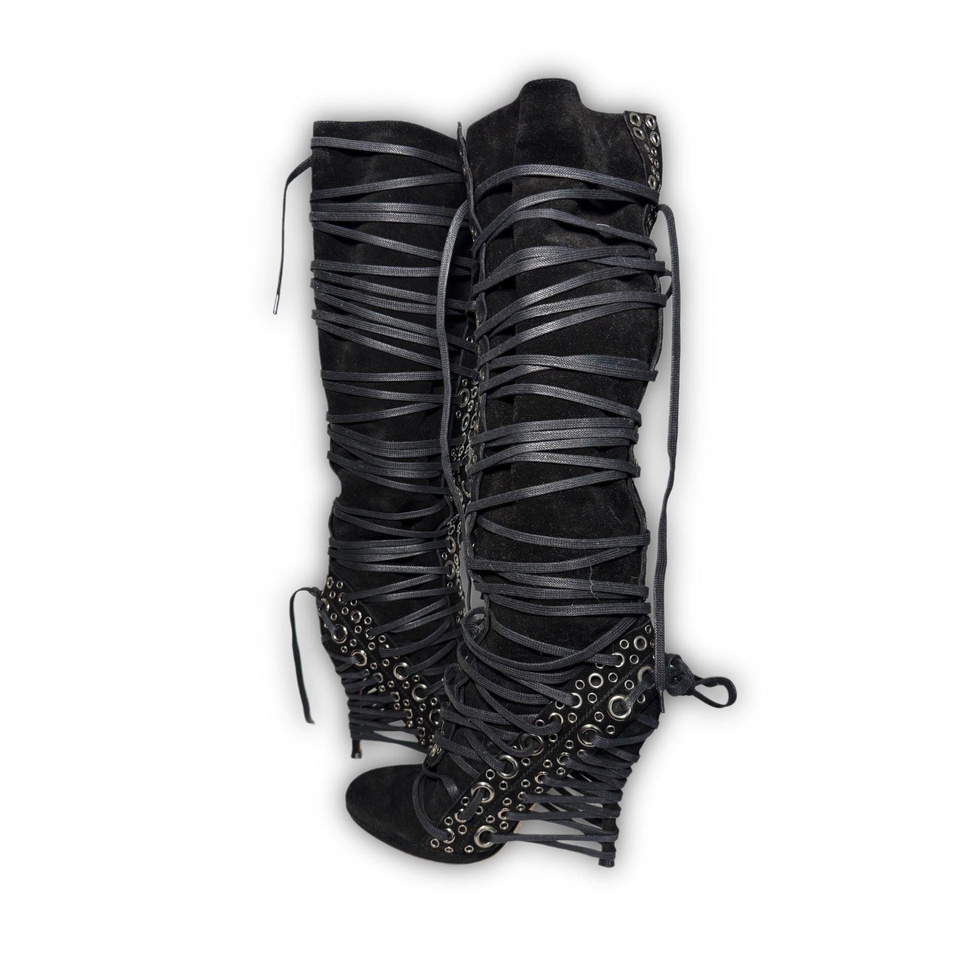 Jean Paul Gaultier 2000s Multi Lace Boots