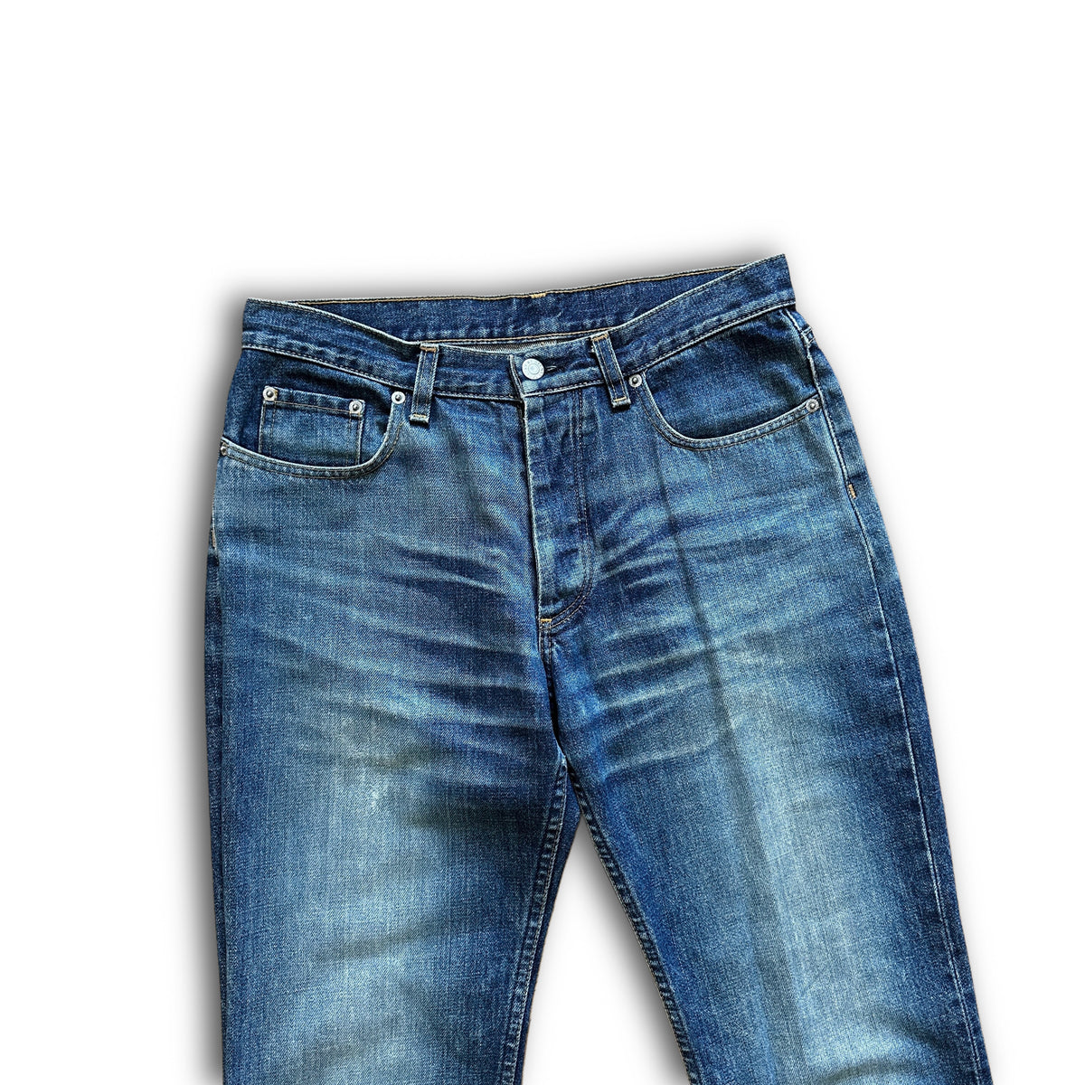 Helmut Lang Archival Washed Blue Classic Cut Denim