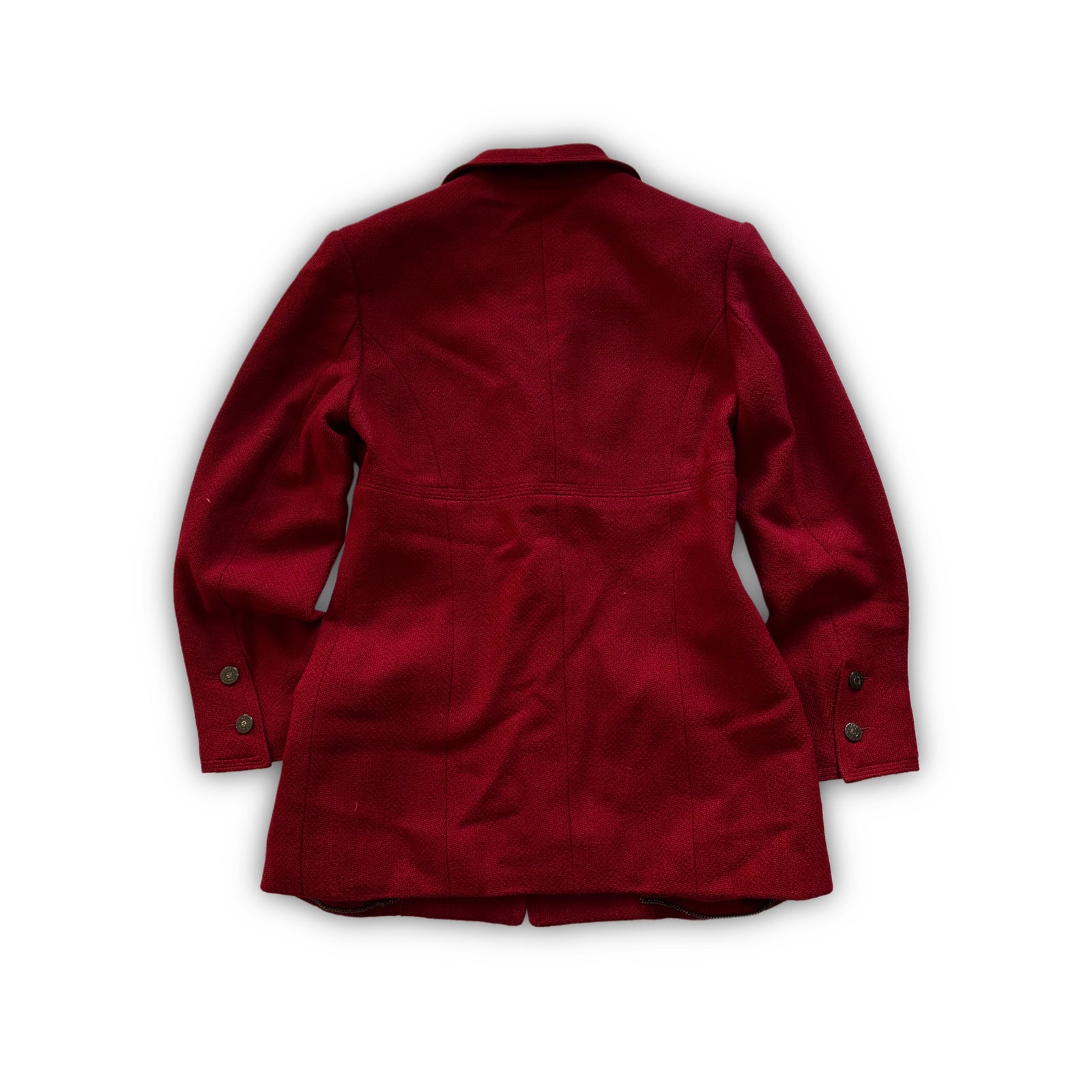 Chanel AW97 by Karl Lagerfeld Blood Red Coat