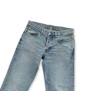 Helmut Lang Washed Blue Denim Pants