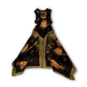 Jean Paul Gaultier SS95 Mona Lisa Mesh Knit Dress