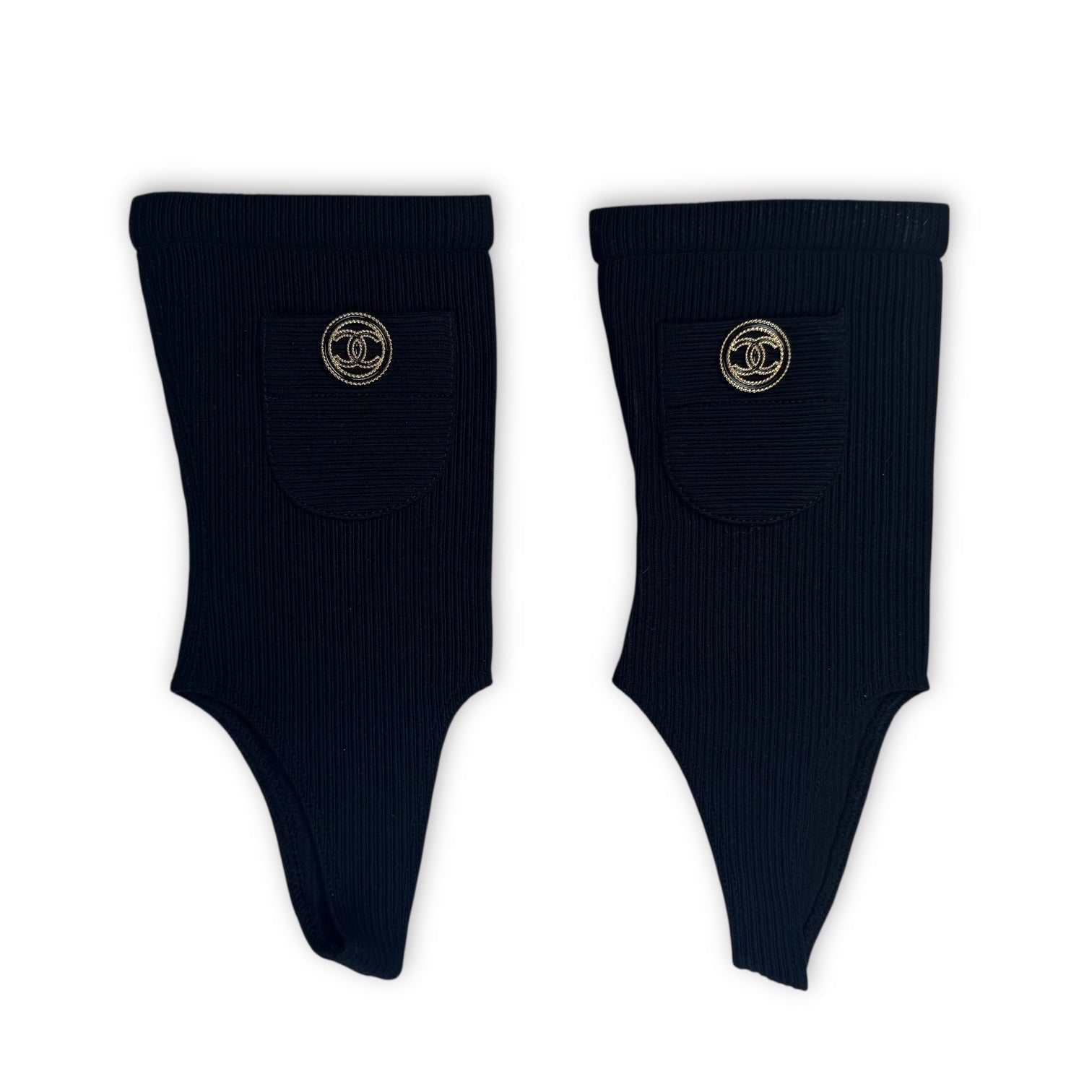 Chanel 2025 Cargo Mini Pocket CC Logo Legwarmers Sample