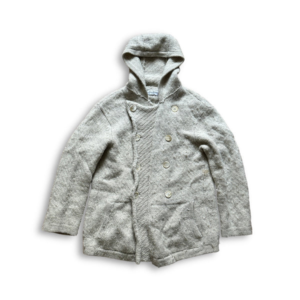 ジャケット・アウター Yohji Yamamoto WOOL JERSEY HOODED COAT 49DB6936-3375-4753-BB6F-
