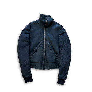 Rick Owens FW11 Shearling Jacket With Nylon Sleeves