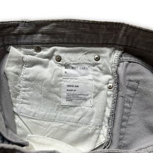 Helmut Lang FW99 Gray Corduroy Painter Denim