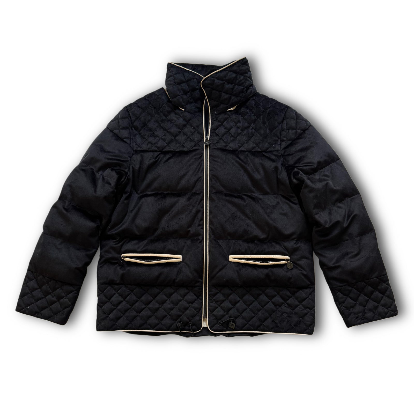 Chanel 2025 Sample Black Quilted Jacket