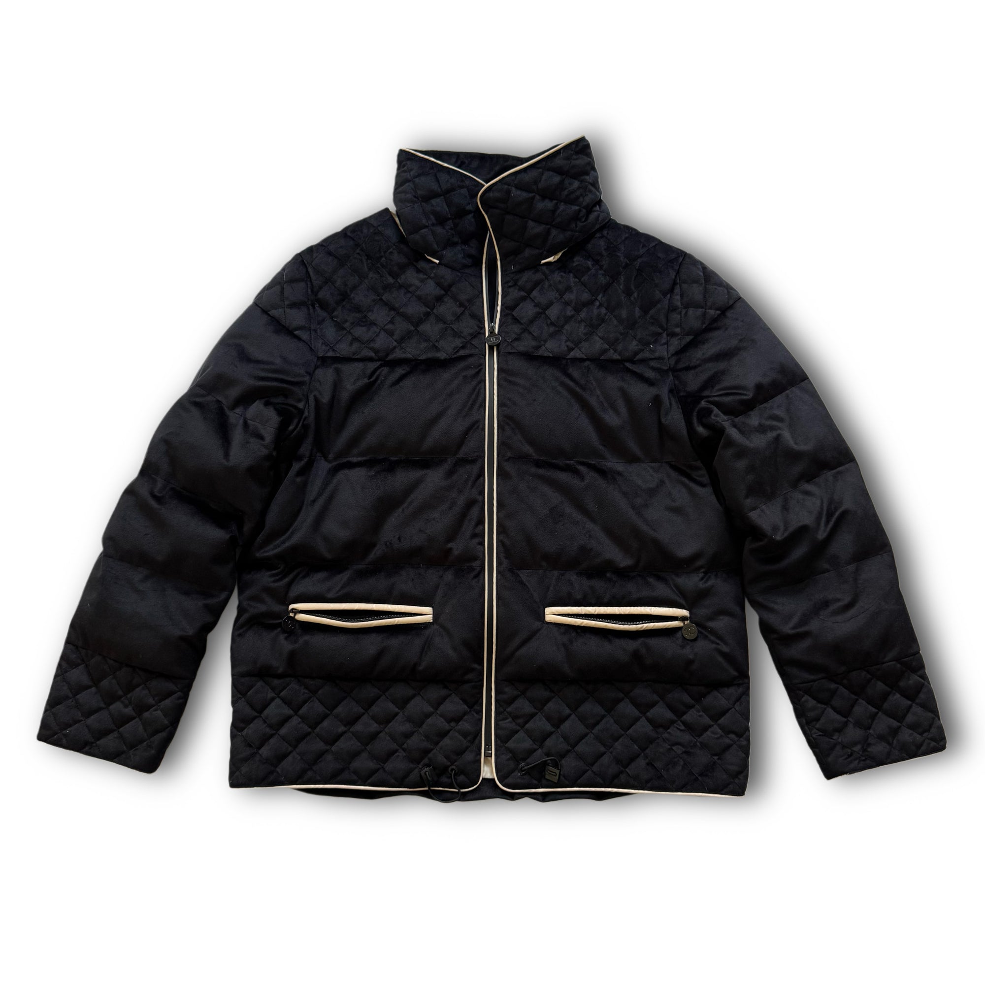 Chanel 2025 Sample Black Quilted Jacket