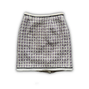 Chanel 90s Purple Tweed Skirt