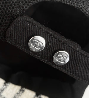 Chanel 2025 Tweed Logo Trucker Cap Sample