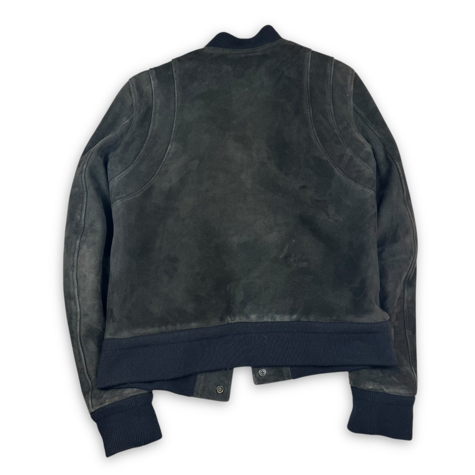 Balmain AW10 by Christophe Decarnin Suede Teddy Jacket