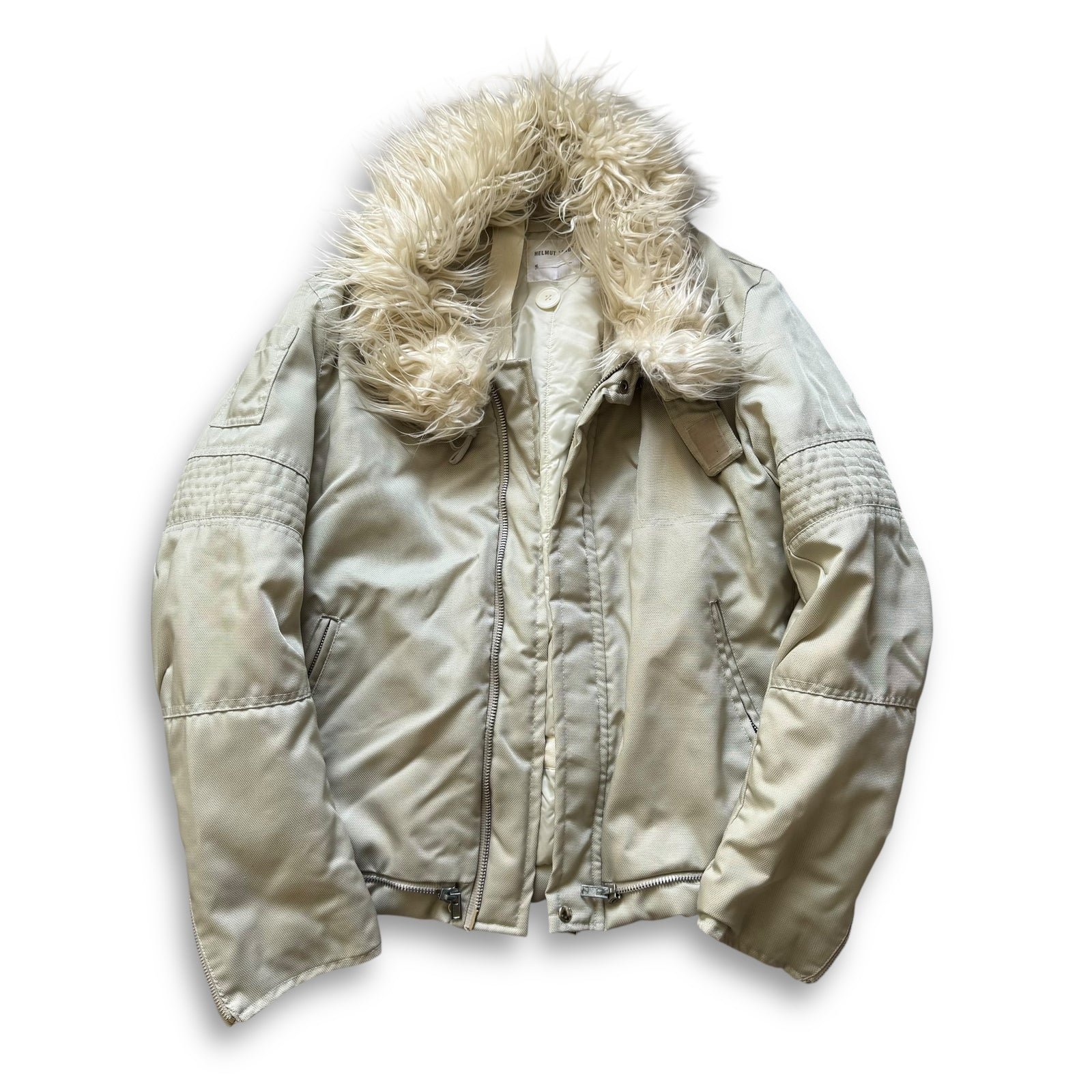 Helmut Lang FW99 Séance de Travail Ballistic Nylon Astro Biker Jacket