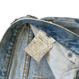 Helmut Lang Washed Blue Denim Pants