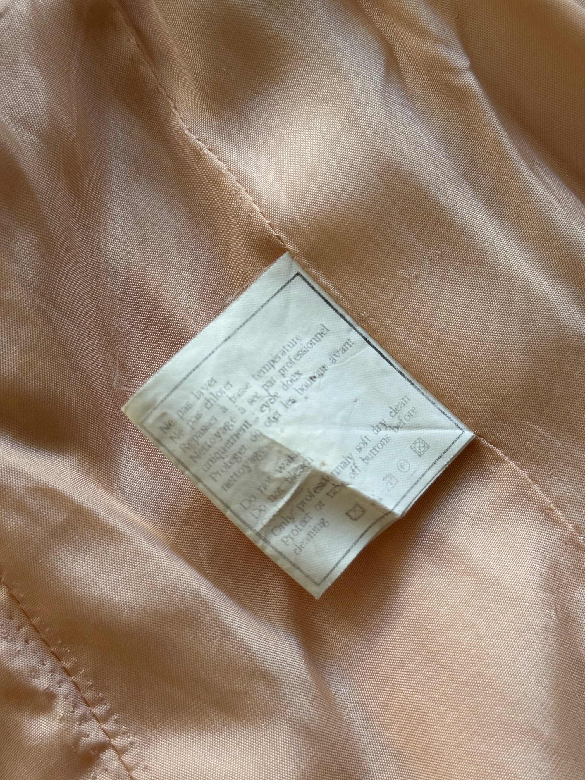 Chanel AW96 by Karl Lagerfeld Salmon Jacket