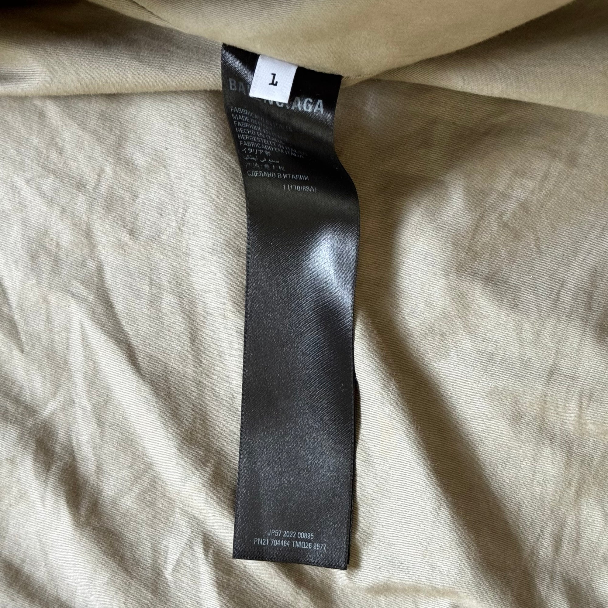 Balenciaga FW22 Oversized Fleece Jacket