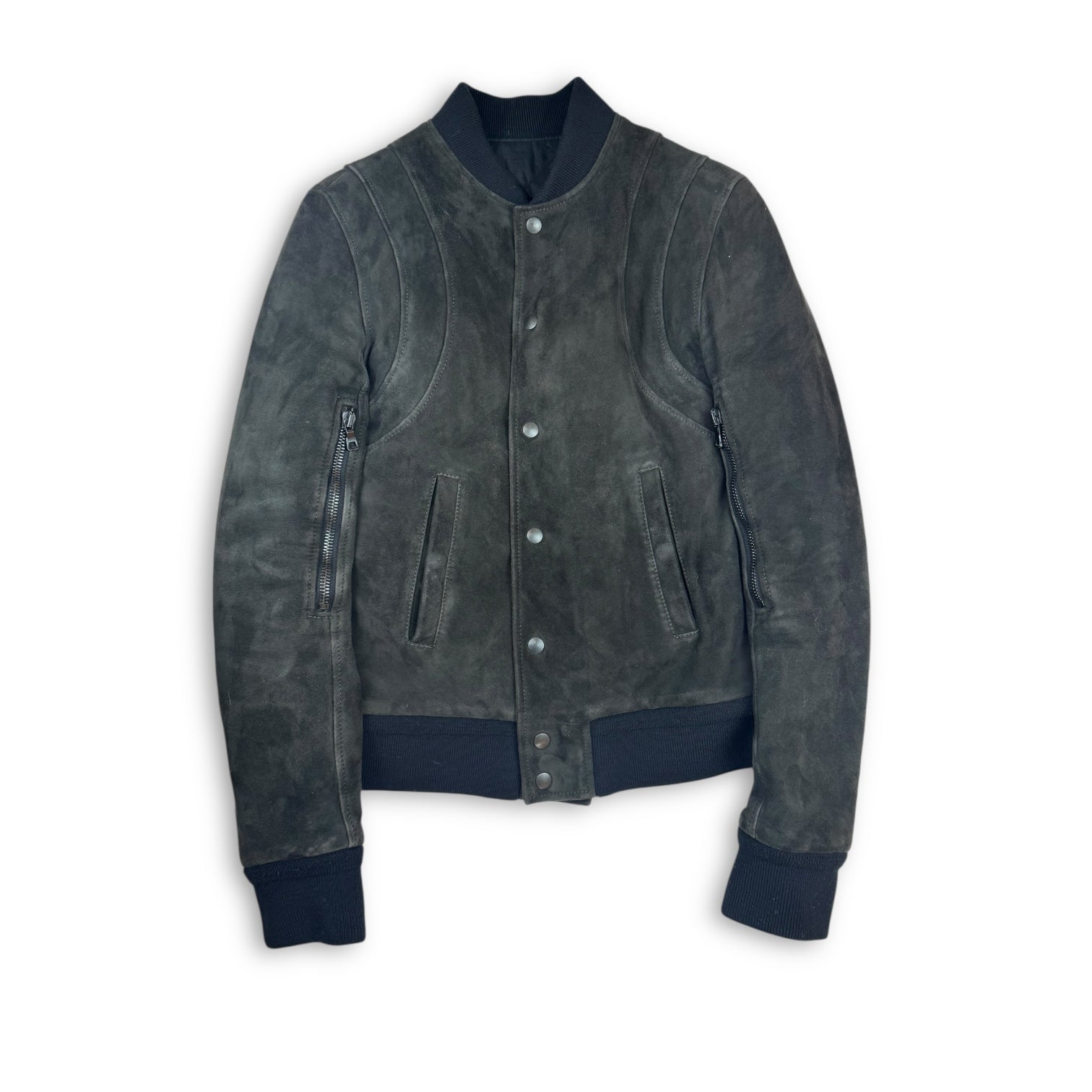 Balmain AW10 by Christophe Decarnin Suede Teddy Jacket
