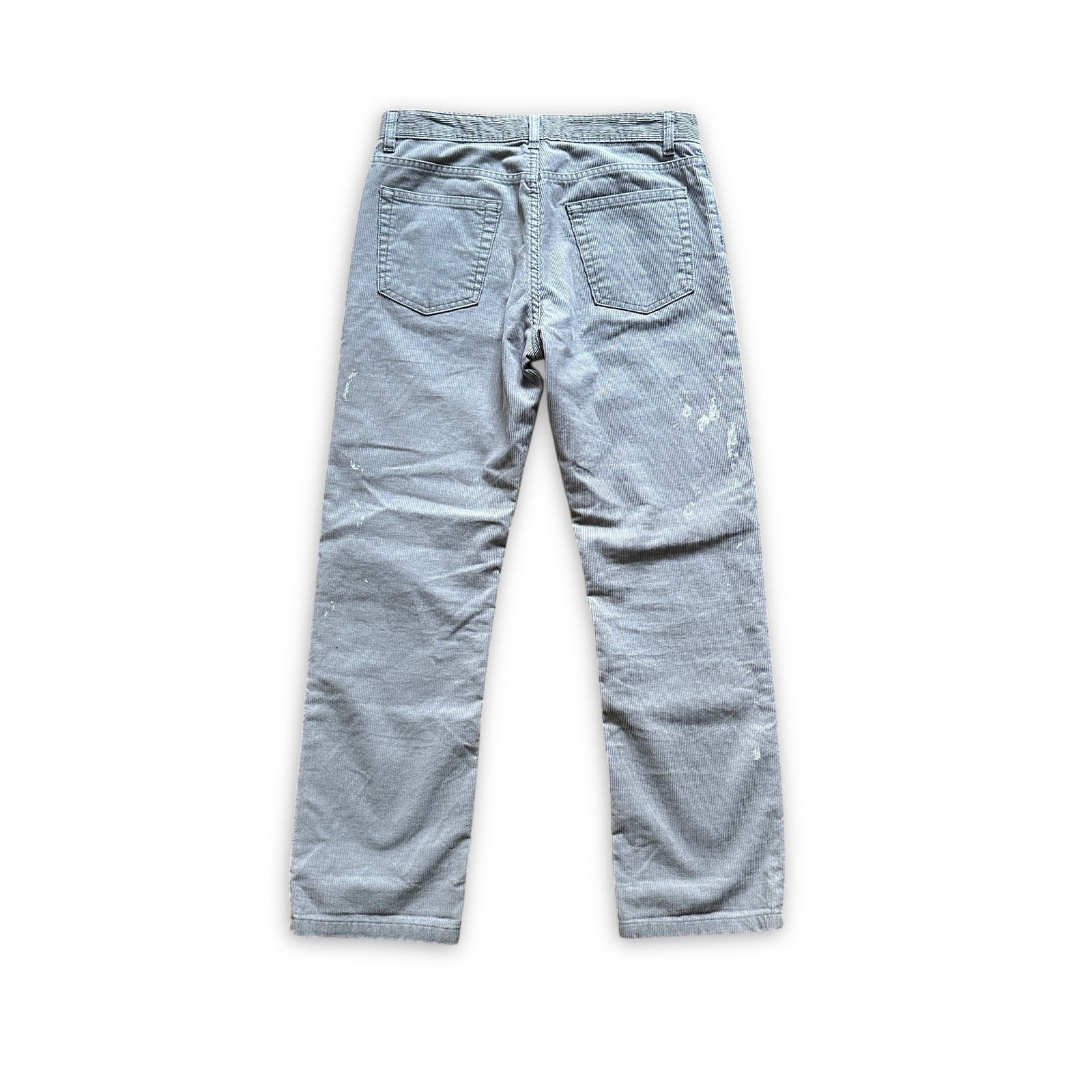Helmut Lang FW99 Gray Corduroy Painter Denim