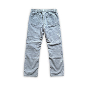 Helmut Lang FW99 Gray Corduroy Painter Denim