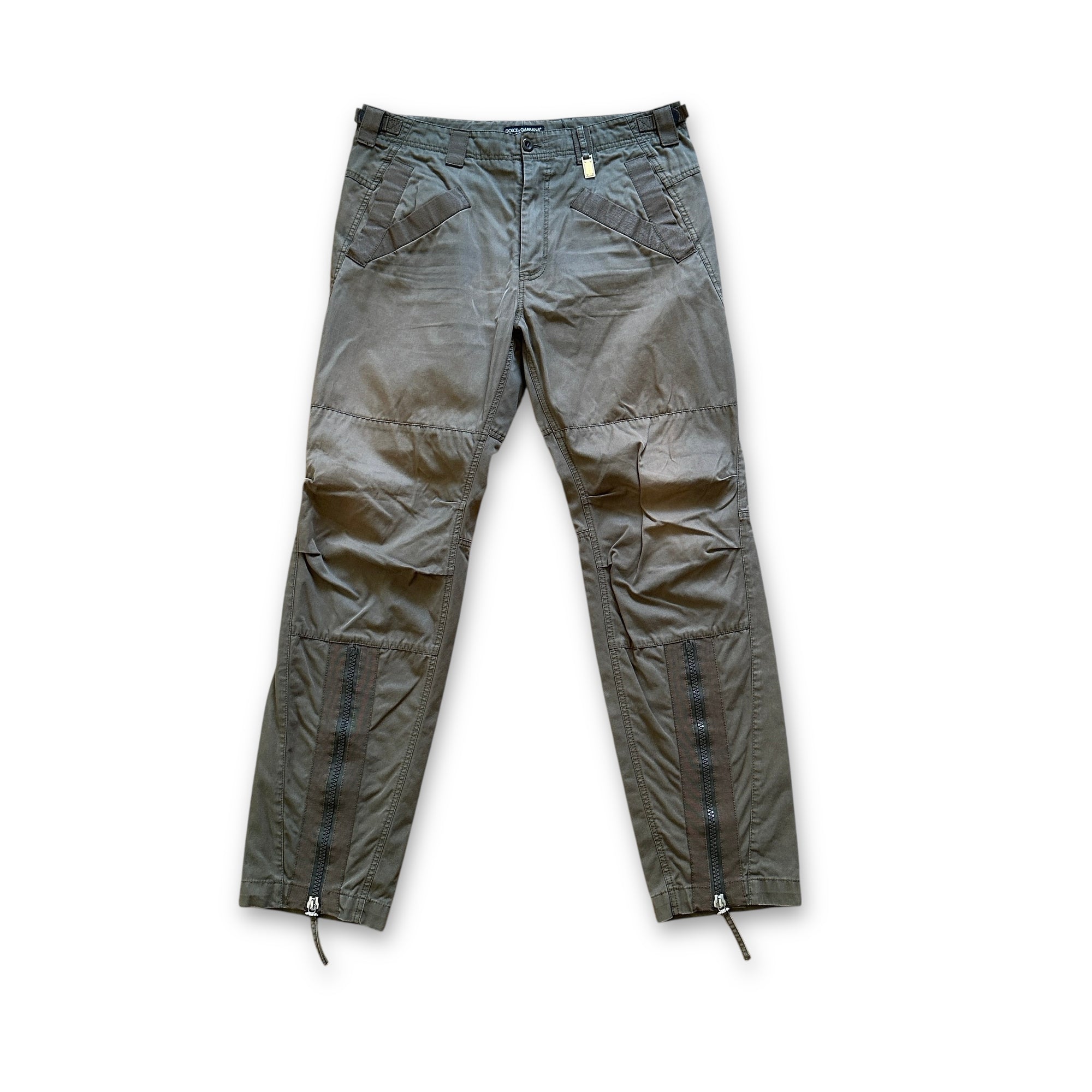 Dolce & Gabbana AW03 Zipped Cargo Pants
