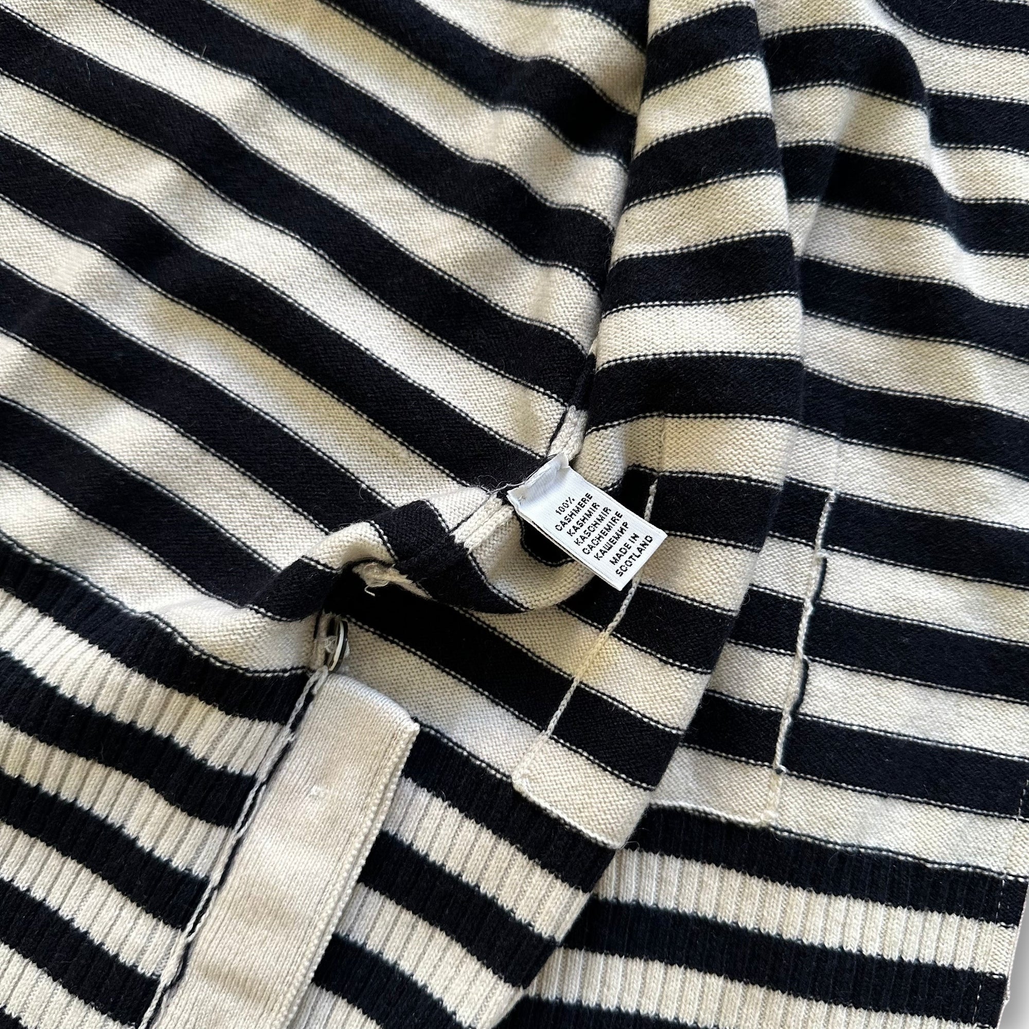 Thom Browne Striped Cashmere Cardigan