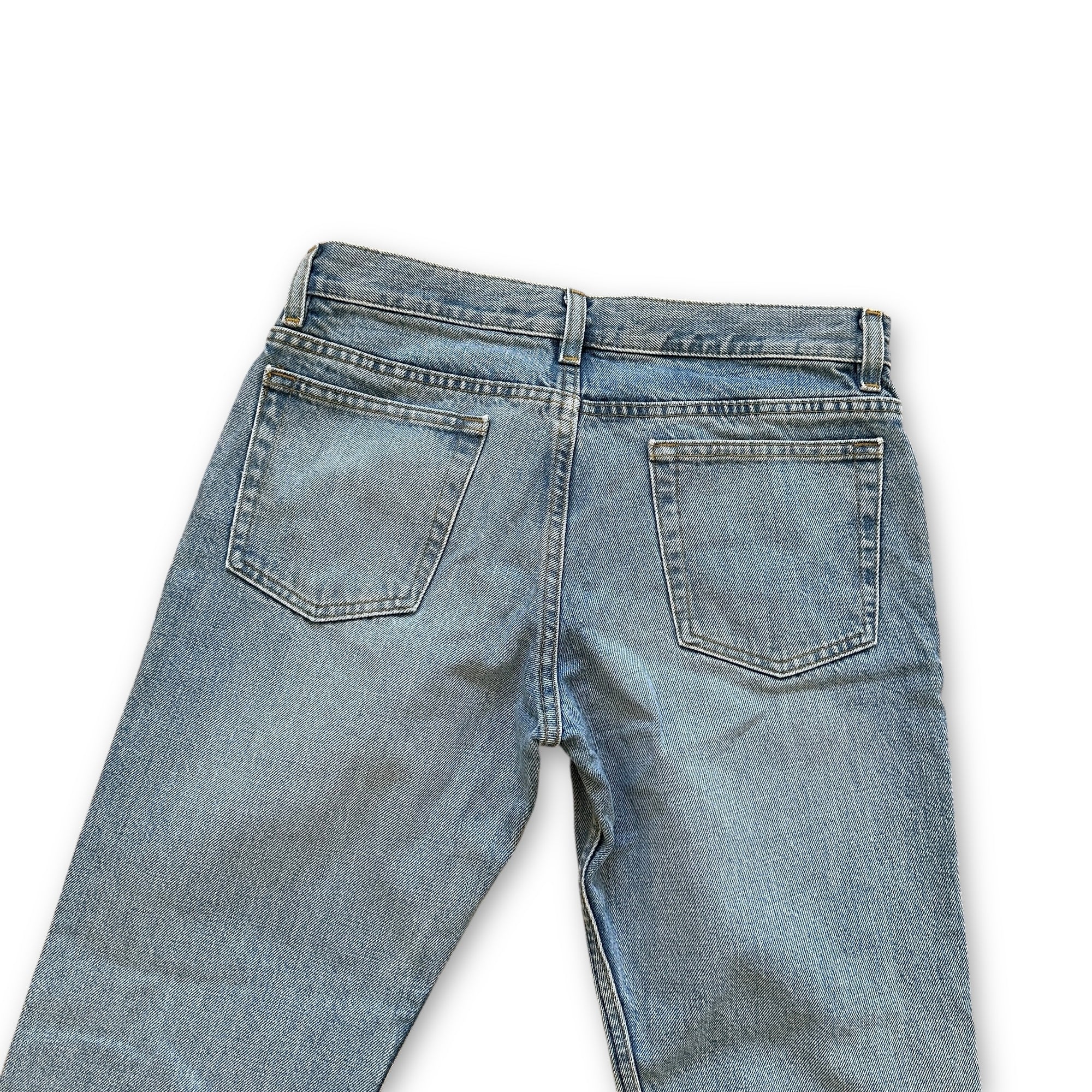 Helmut Lang Washed Blue Denim Pants