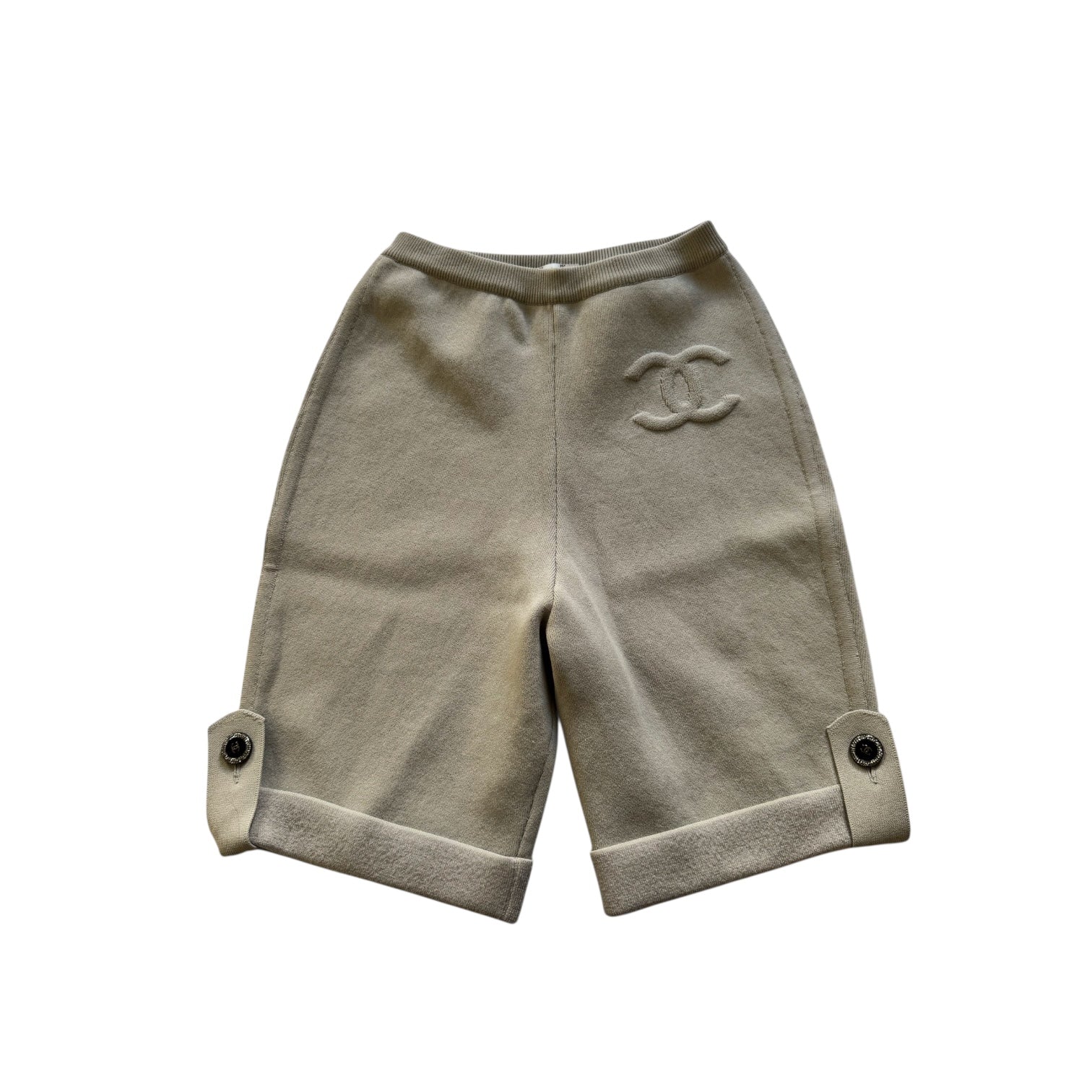 Chanel 2025 Cruise CC Logo Knit Shorts