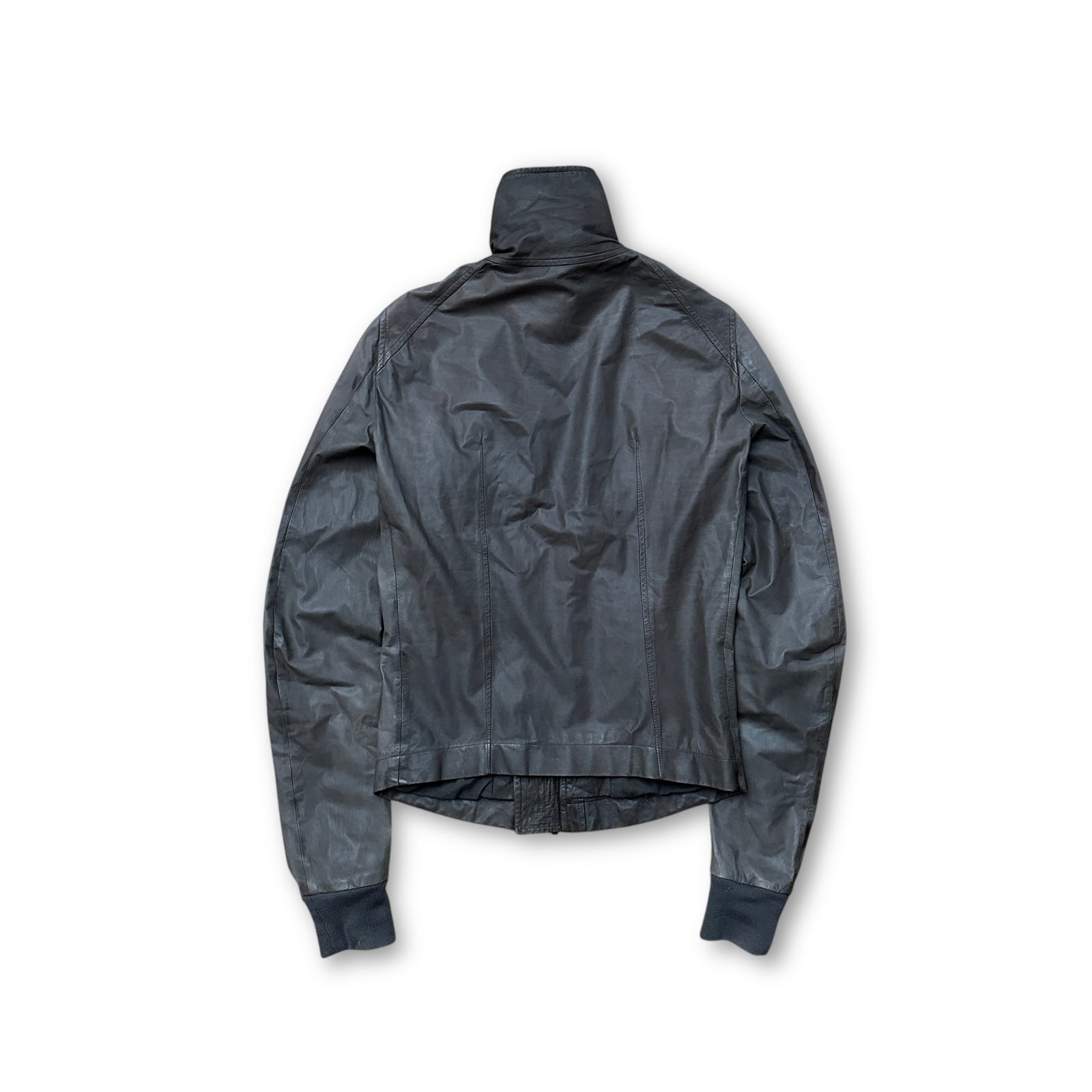 Rick Owens Vintage Intarsia Lamb Leather Jacket