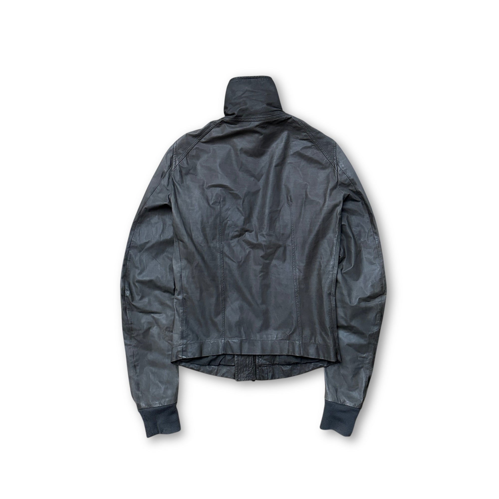 Rick Owens Vintage Intarsia Lamb Leather Jacket