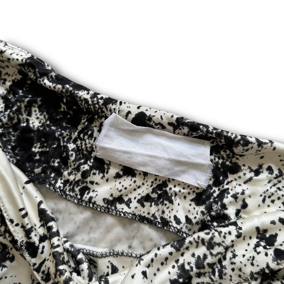 Maison Martin Margiela SS96 Tromp L'oeil Tire Digital Print Viscose Skirt