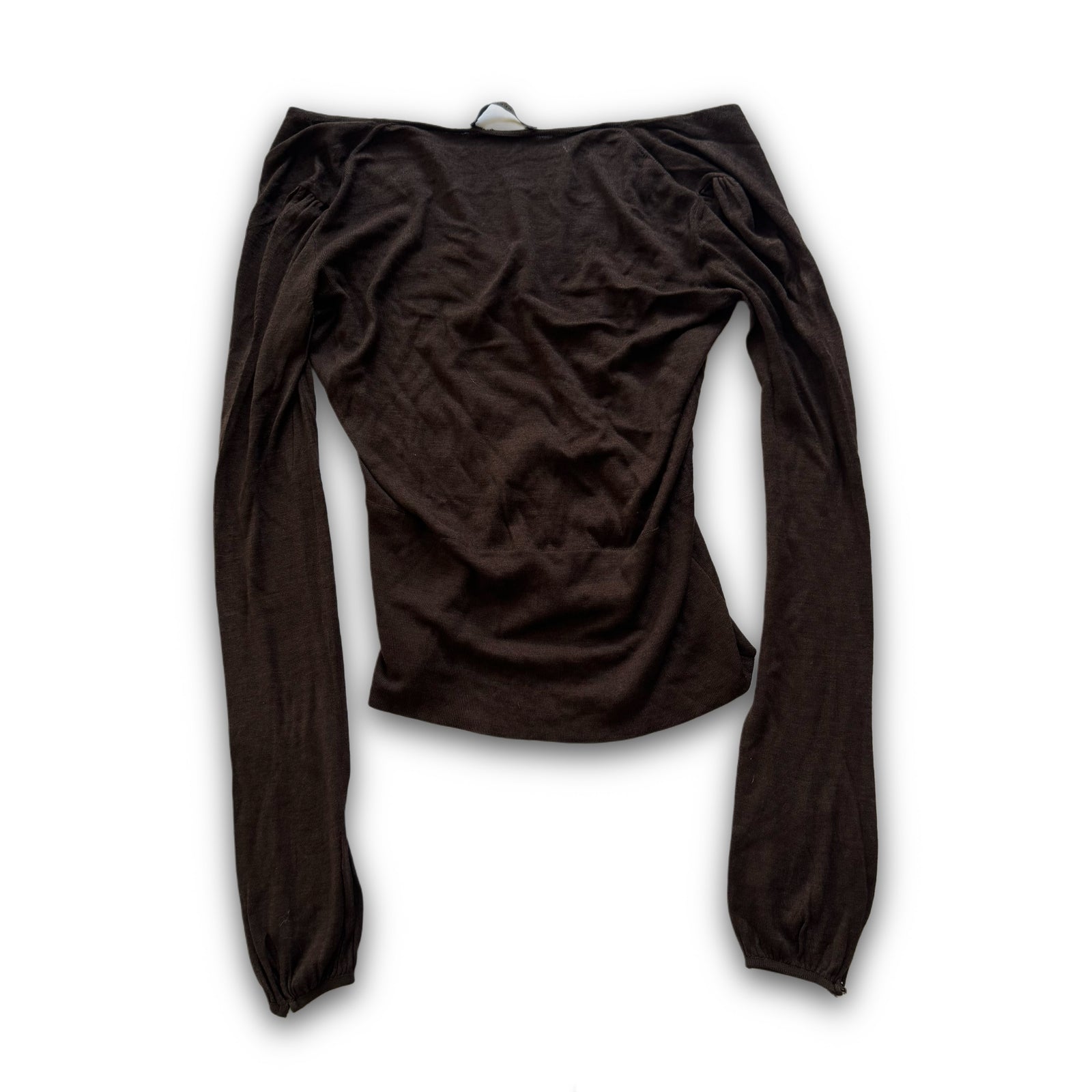 Gucci 90s by Tom Ford Deep Neck Knit Top