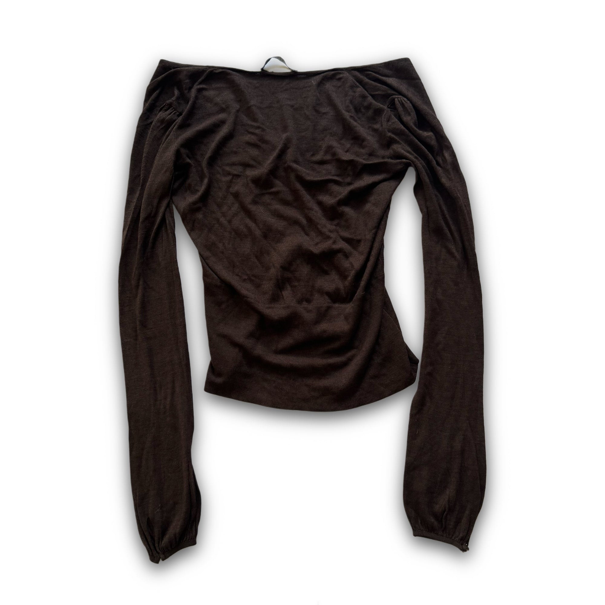 Gucci 90s by Tom Ford Deep Neck Knit Top