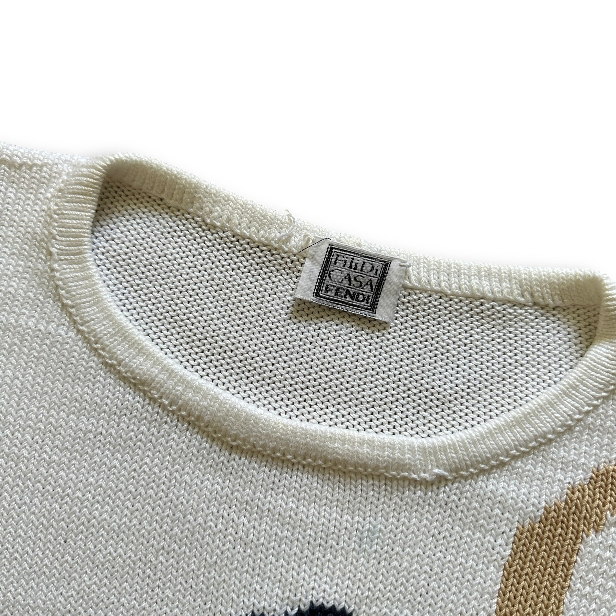 Fendi Fili Di Casa 90s Ocean Knit Sweater