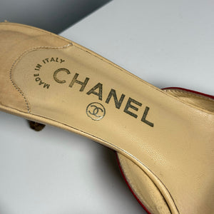 Chanel 2000s by Karl Lagerfeld Laced Mules